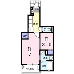 プランタン　ソレイユの物件間取画像